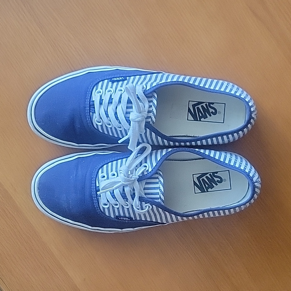 J.Crew Vans seersucker pattern sz 9.5